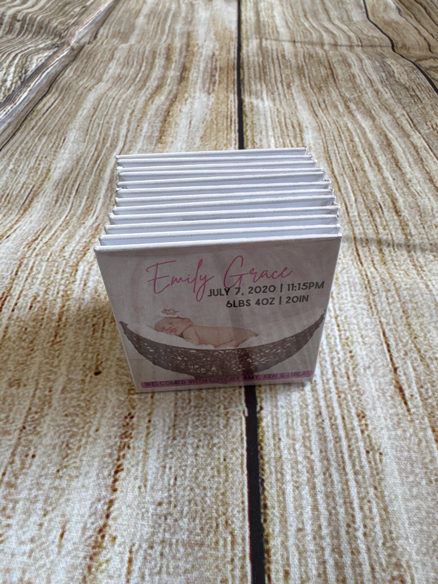 Birth Announcement Magnet Set