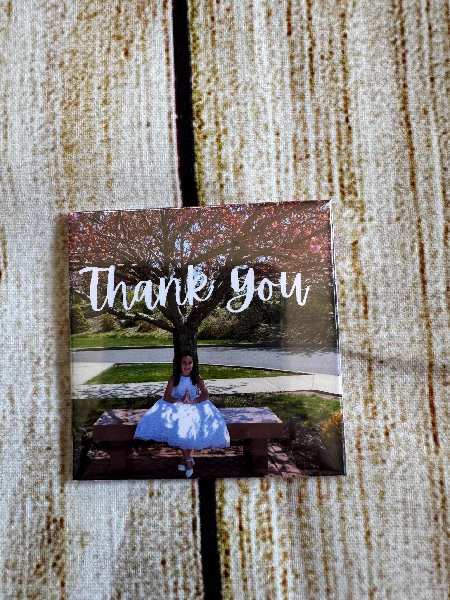 Custom Thank You  Magnet  Set