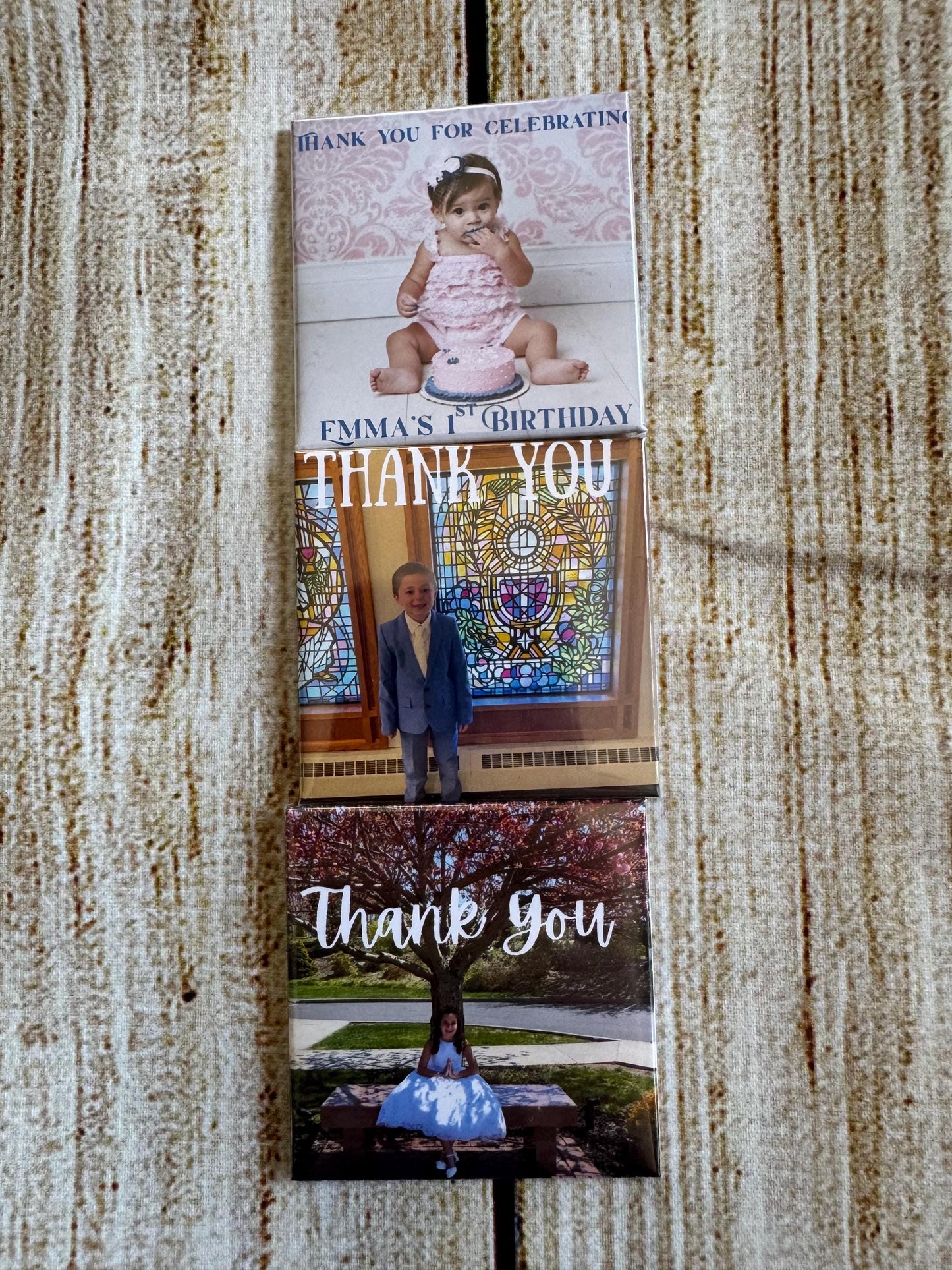 Custom Thank You  Magnet  Set