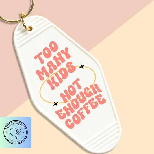 Too Many Kids Motel Keychain