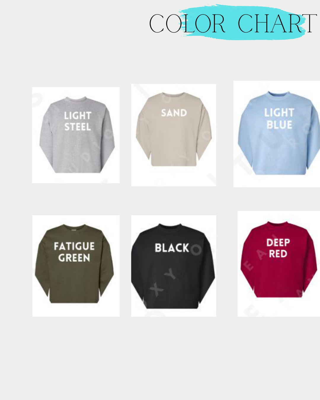 Build Your Own Crewneck Sweatshirt